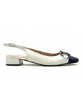 Escarpin Stocks Permanents Valia / Nacre - Marine