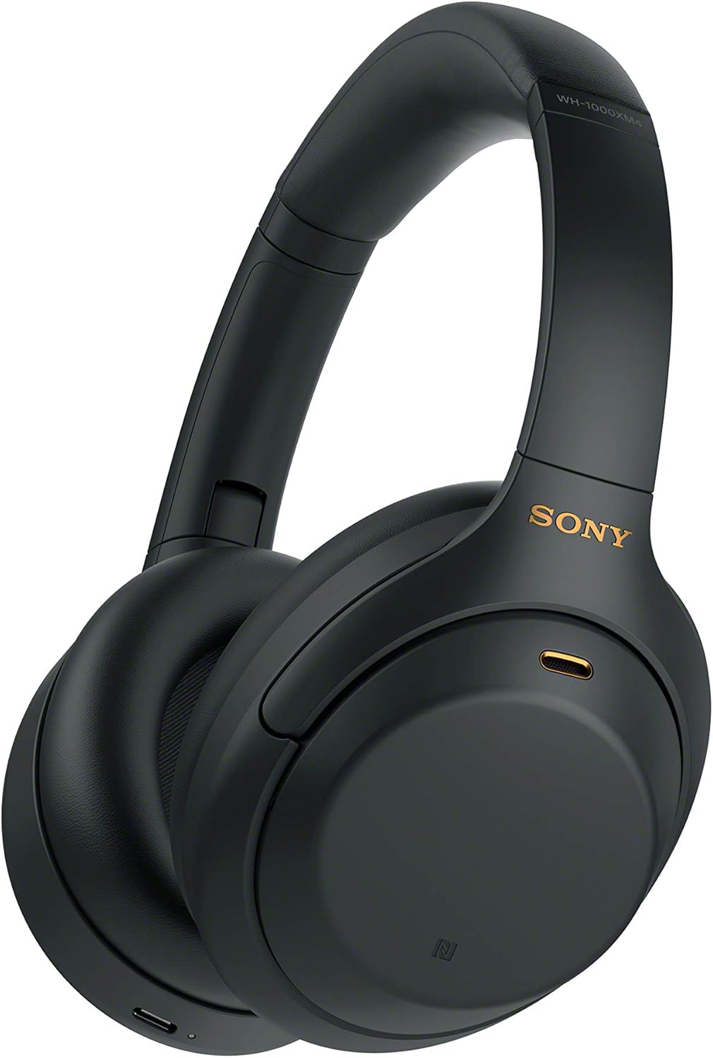 WH1000XM4| Casque Bluetooth à réduction de bruit sans fil, 30 heures d'autonomie, avec micro pour appels téléphoniques, optimisé pour Amazon Alexa et Google assistant, Noir