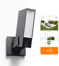 Netatmo Caméra de Surveillance Extérieure Intelligente avec Sirène 105dB, WiFi, Eclairage Intégré 12W, Détection des Mouvements, Vision Nocturne, Vidéo HD, Stockage Local, Aucun Abonnement, NOC-S-AMZ