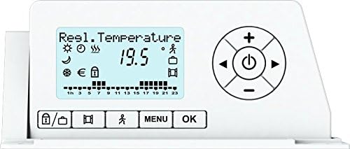 KLAAS/CARRERA Cayenne panneaux rayonnant en Verre Noir lcd 1500W