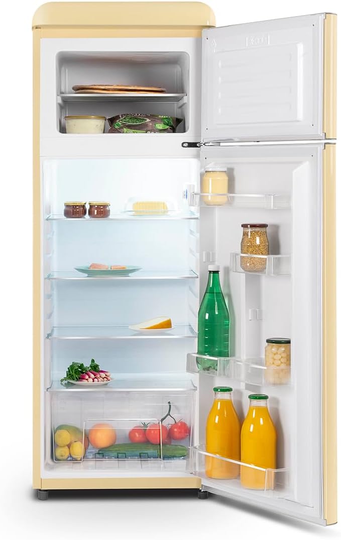SCHNEIDER Réfrigérateur congélateur haut SCDD208VCR