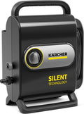 Kärcher Nettoyeur haute pression K Silent Anniversary Edition, pression max. 130 bar, débit max. 420 l/h, extrêmement silencieux, avec eco!Booster pour un nettoyage efficace, noir