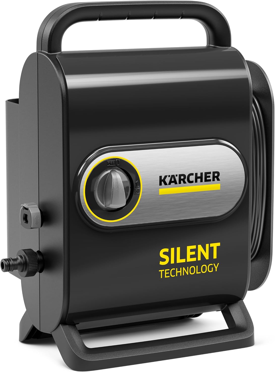 Kärcher Nettoyeur haute pression K Silent Anniversary Edition, pression max. 130 bar, débit max. 420 l/h, extrêmement silencieux, avec eco!Booster pour un nettoyage efficace, noir