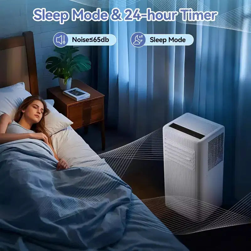 Portable Air Conditioners, Flarhetoric 10000 BTU Cooling/Fan/Dry 3 IN 1 Portable Ac unit for Room 560 SQ.FT, Units for Low Noise rooms