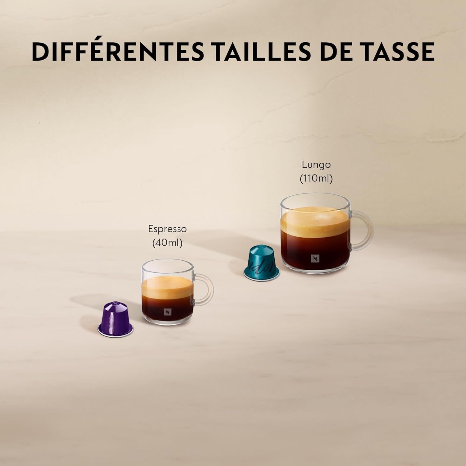 De'Longhi Nespresso CitiZ EN167.B, Machine à Café en Capsules, Machine à Café pour une Tasse, Design Compact, Pression 19 Bar, 2 Tailles de Tasses, Ensemble de Bienvenue Inclus, Noir