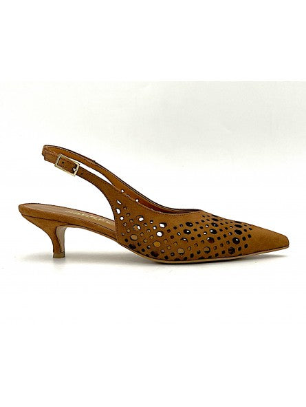 Escarpin Nacrée Zelia / Havane