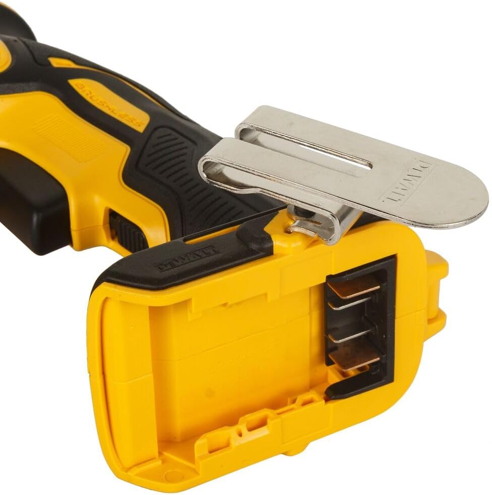 DEWALT - Visseuse Plaques de Plâtre Brushless 18V XR 5.0Ah Li-Ion - DCF620P2K-QW - Tournevis Électrique sans Fil avec 2 Batteries et Chargeur - Vitesse à Vide 0-4400tr/min - 435W