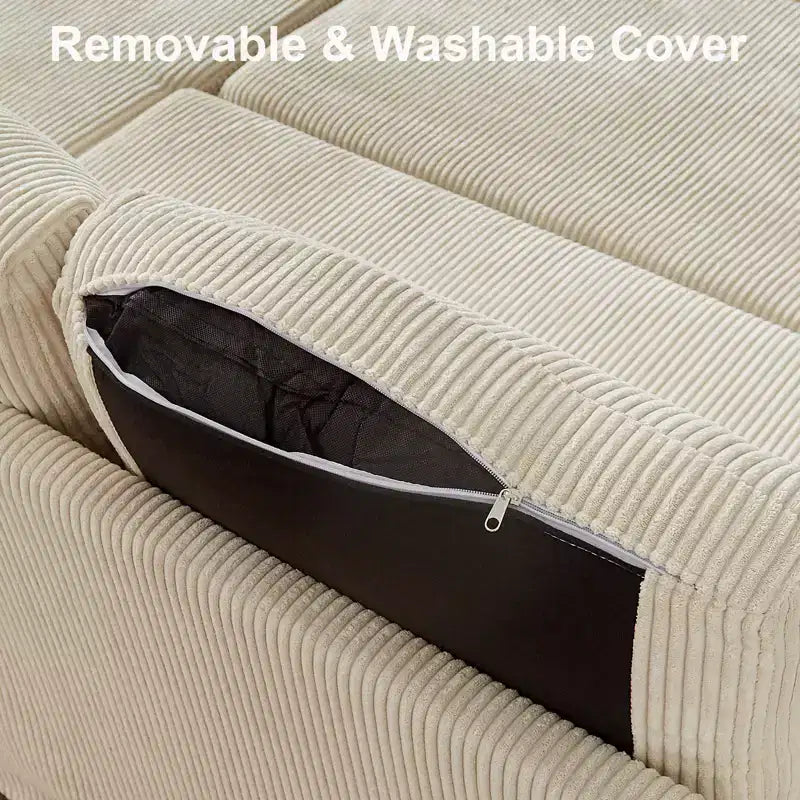 Dyonery 81 Sectional Sleeper Sofa, L-Shaped Pull Out Couch with Reversible Storage Chaise, USB, Reclining Backrest