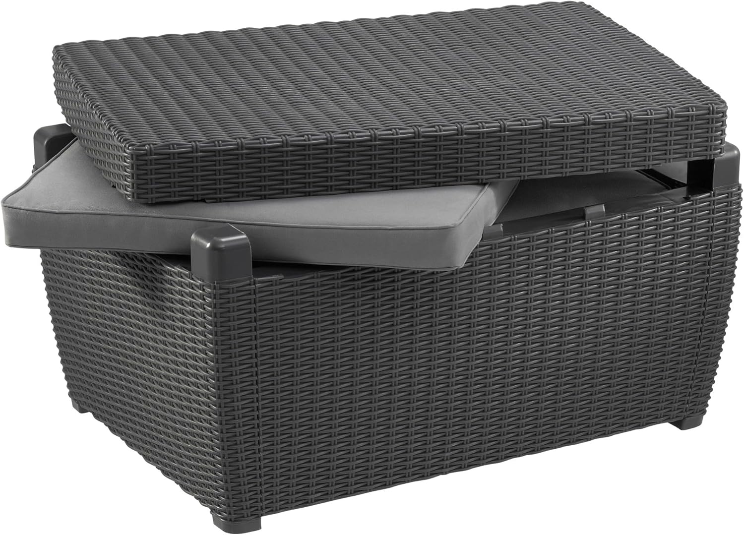 Mia Ensemble Table de Rangement en Graphite