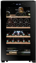 LA SOMMELIERE Cave de mise à température double zone SLS32DZBLACK 32 Bouteilles