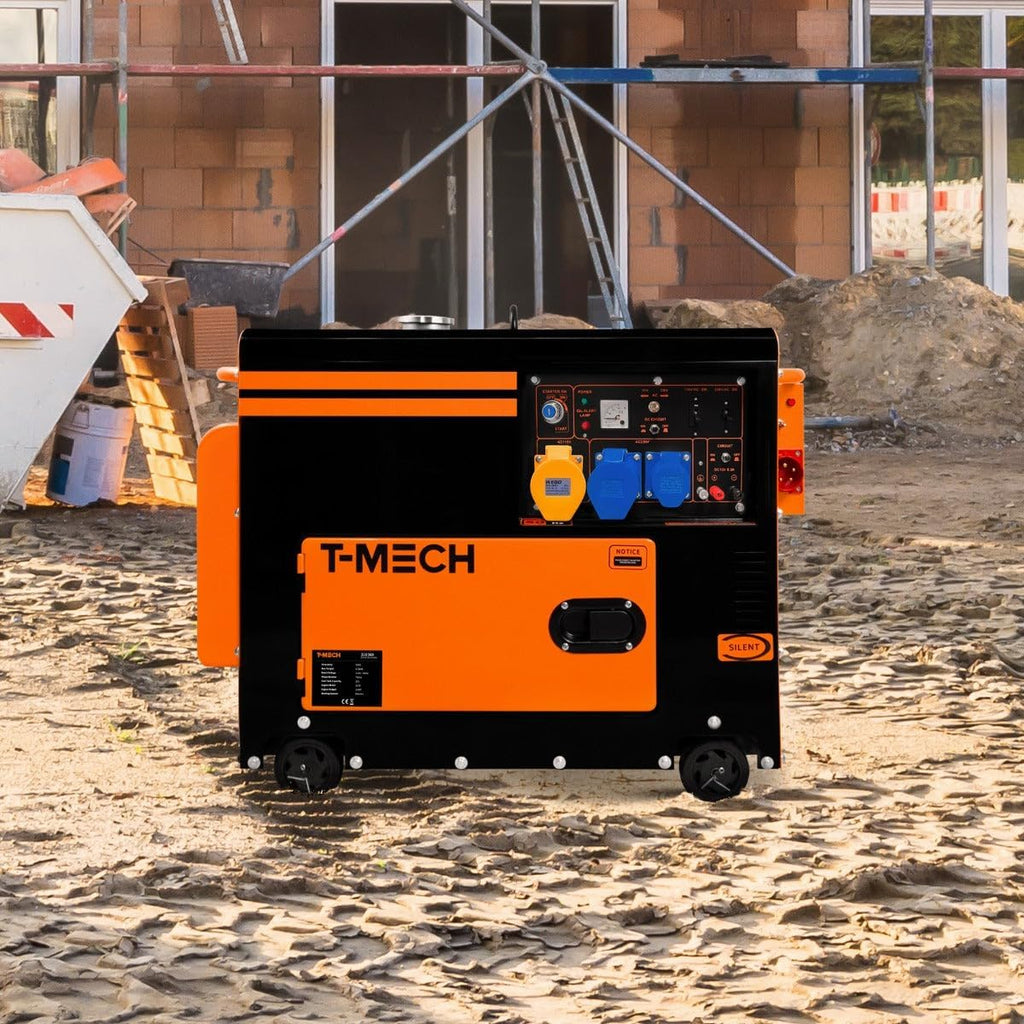 Générateur diesel silencieux monophasé 6 kVA 230 V avec ATS intégré