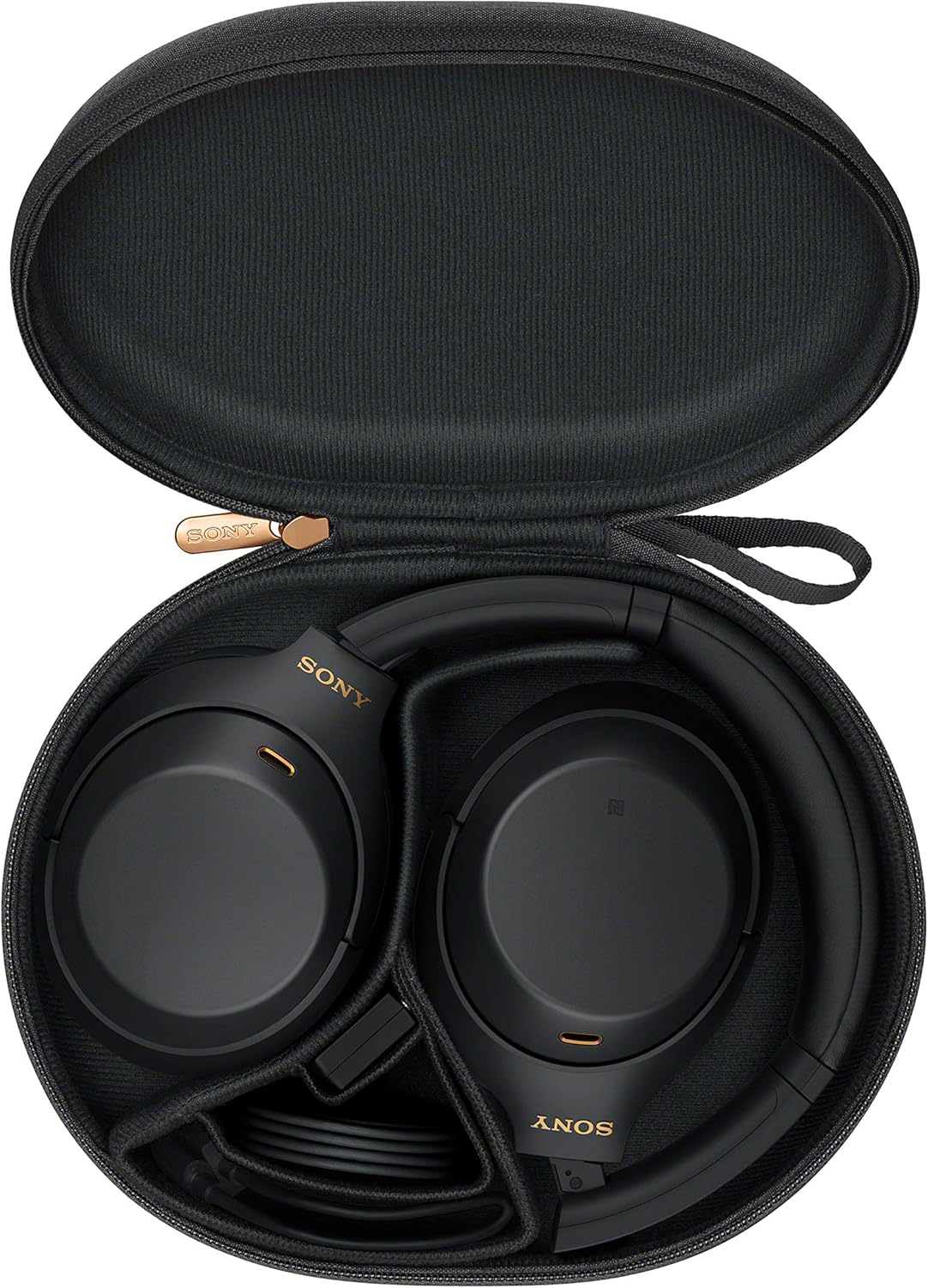 Sony WH1000XM4| Casque Bluetooth à réduction de bruit sans fil, 30 heures d'autonomie, avec micro pour appels téléphoniques, optimisé pour Amazon Alexa et Google assistant, Noir