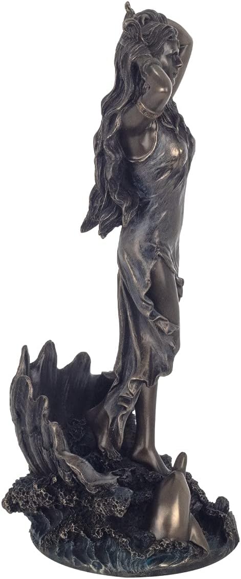 BY SIGRIS Signes Grimalt Figurines Décoratives | Figure Bronze Dieu Grecque Aphrodite - 28 x 12 x 14 cm