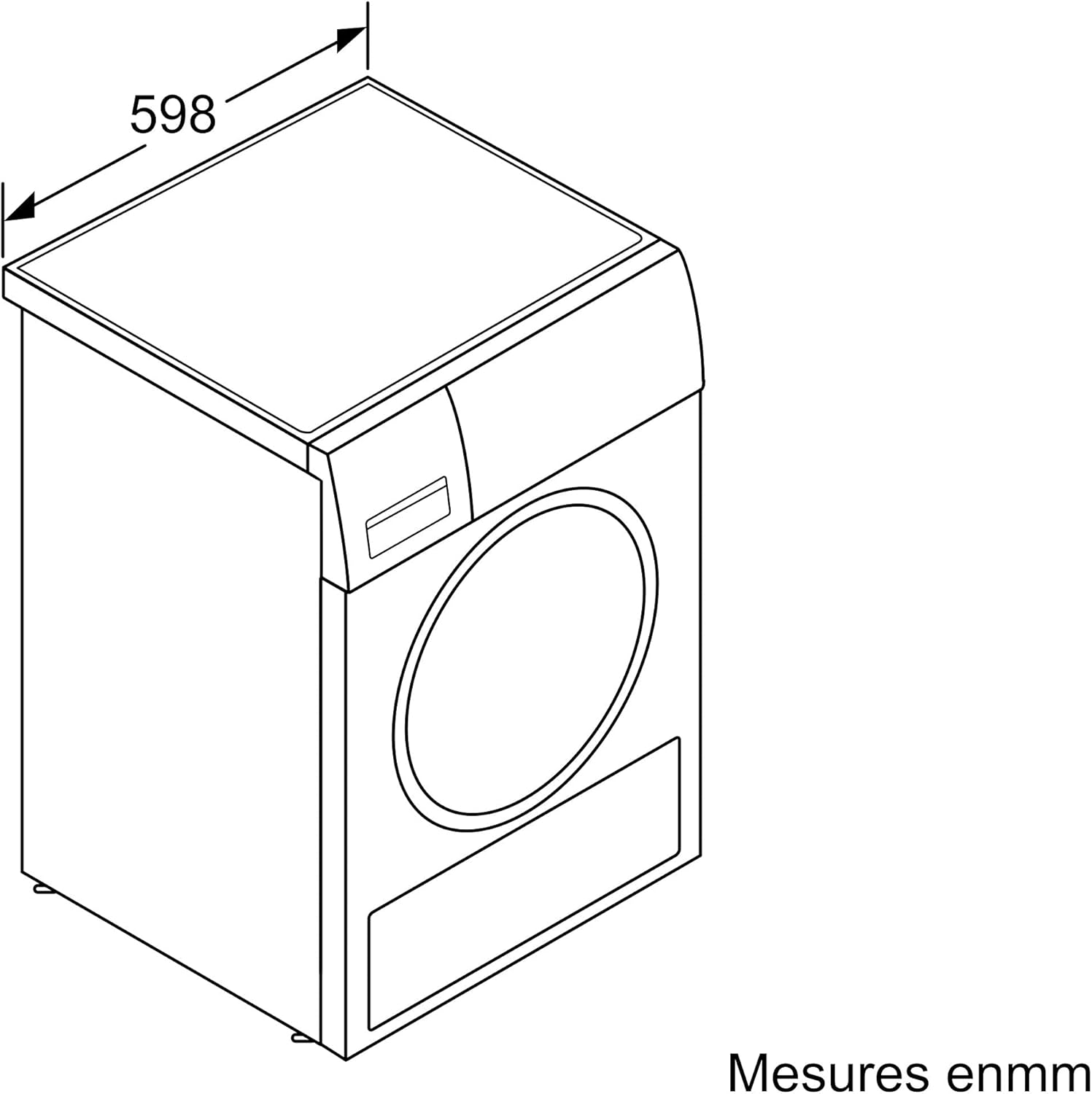 Bosch Electroménager Sèche-linge, Blanche, 8,0 kg