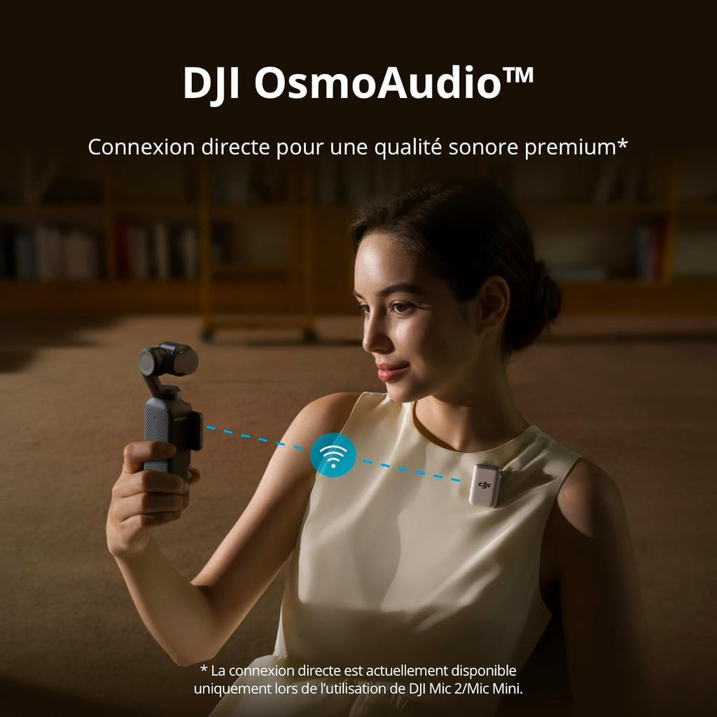 DJI Osmo Pocket 3, digital camera vlog CMOS 1'' et Vidéo 4K/120 ips, Stabilisation à 3 axes, MAP rapide,Suivi Facial/Objets,Écran tactile rotatif 2",petite Cam. Vidéo pour Photographie,YouTube