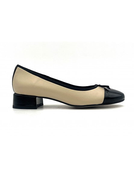 Ballerine Folie's Simone / Beige - Noir