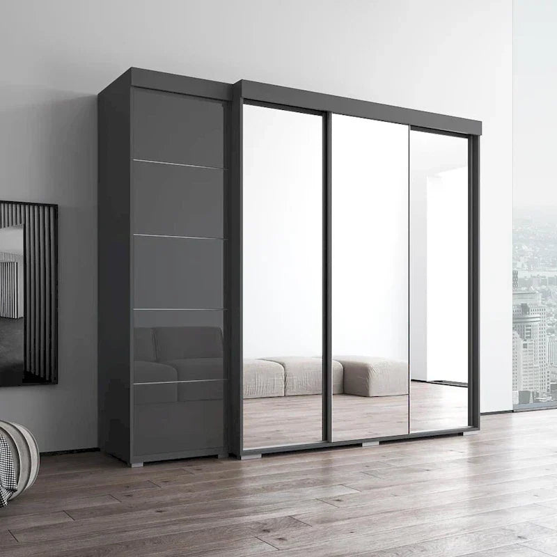 Three-Mirror Wardrobe