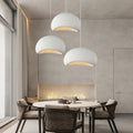 HEYUN Lampe Suspendue Wabi-sabi Blanche E27 Lampes Suspendues Lumières De Restaurant Lampe À Suspension De Bar Créative Style Pour Salle À Manger Salon De Thé Salon Café Cuisine(A1)