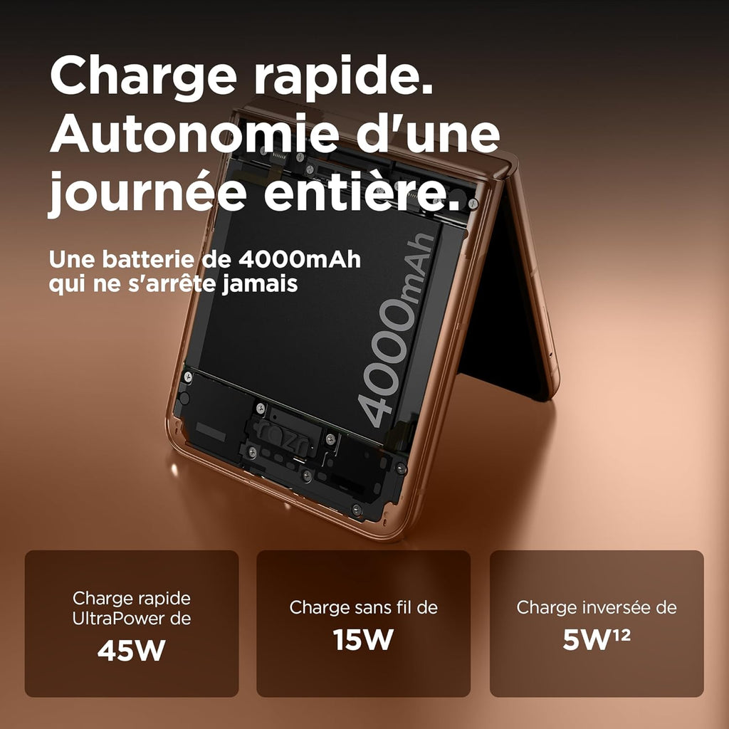 Motorola Razr 50 Ultra, 12+512 Go, écran 4", Double capteur 50MP avec IA, Résistant à l’Eau, Peach Fuzz