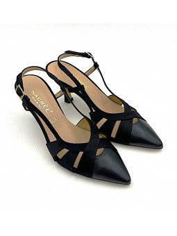 Escarpin Nacrée Zora / Noir