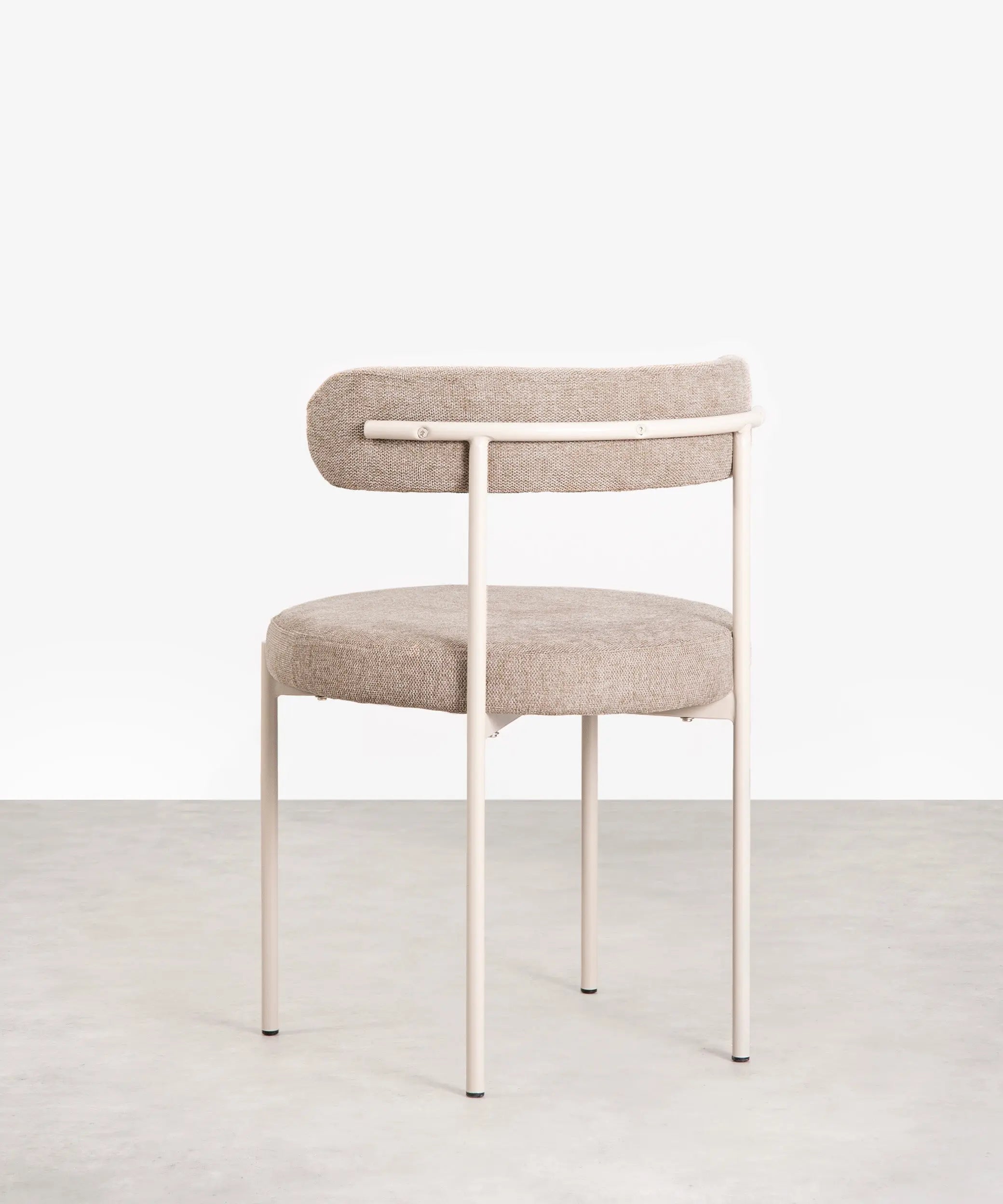 Silla de Comedor en Tela y Metal Alexia