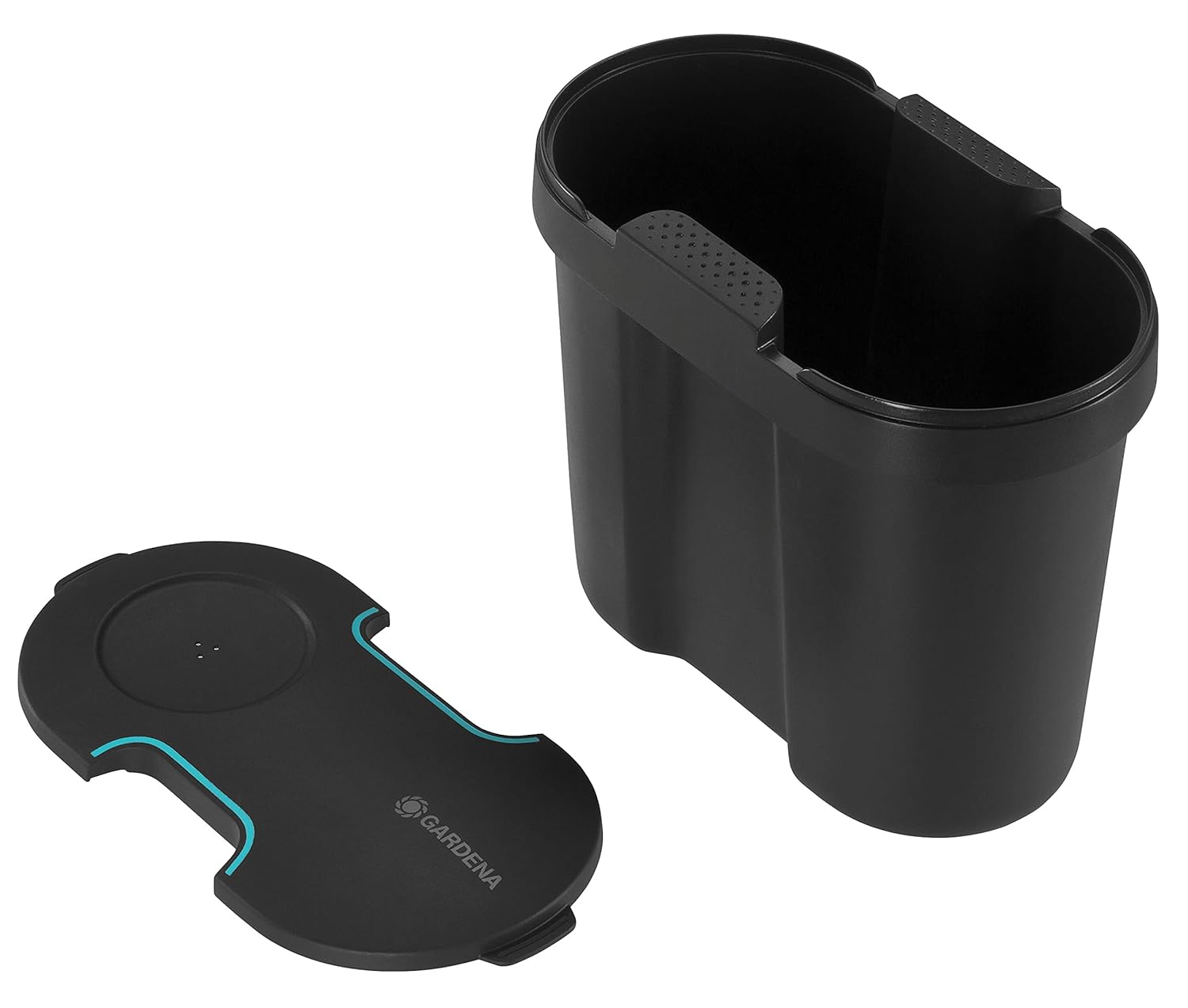 Gardena Aquabloom Solution d'arrosage Automatique Solaire avec réserve d'eau: jusqu'à 20 Plantes pour terrasse ou Balcon, arrosage Goutte à Goutte, 14 programmes d'arrosage (13301-20)