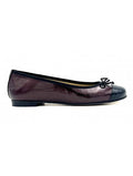 Ballerine Folie's Noelia / Vernis Bordeaux - Noir