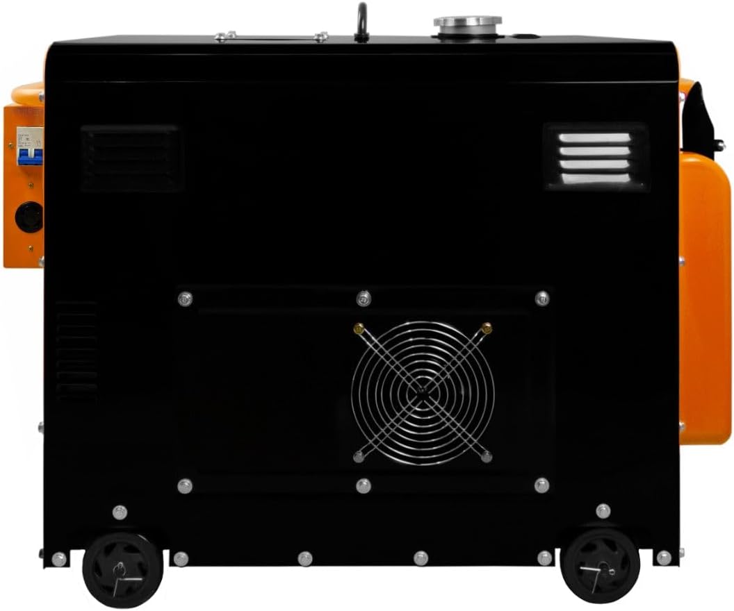 Générateur diesel silencieux monophasé 6 kVA 230 V avec ATS intégré