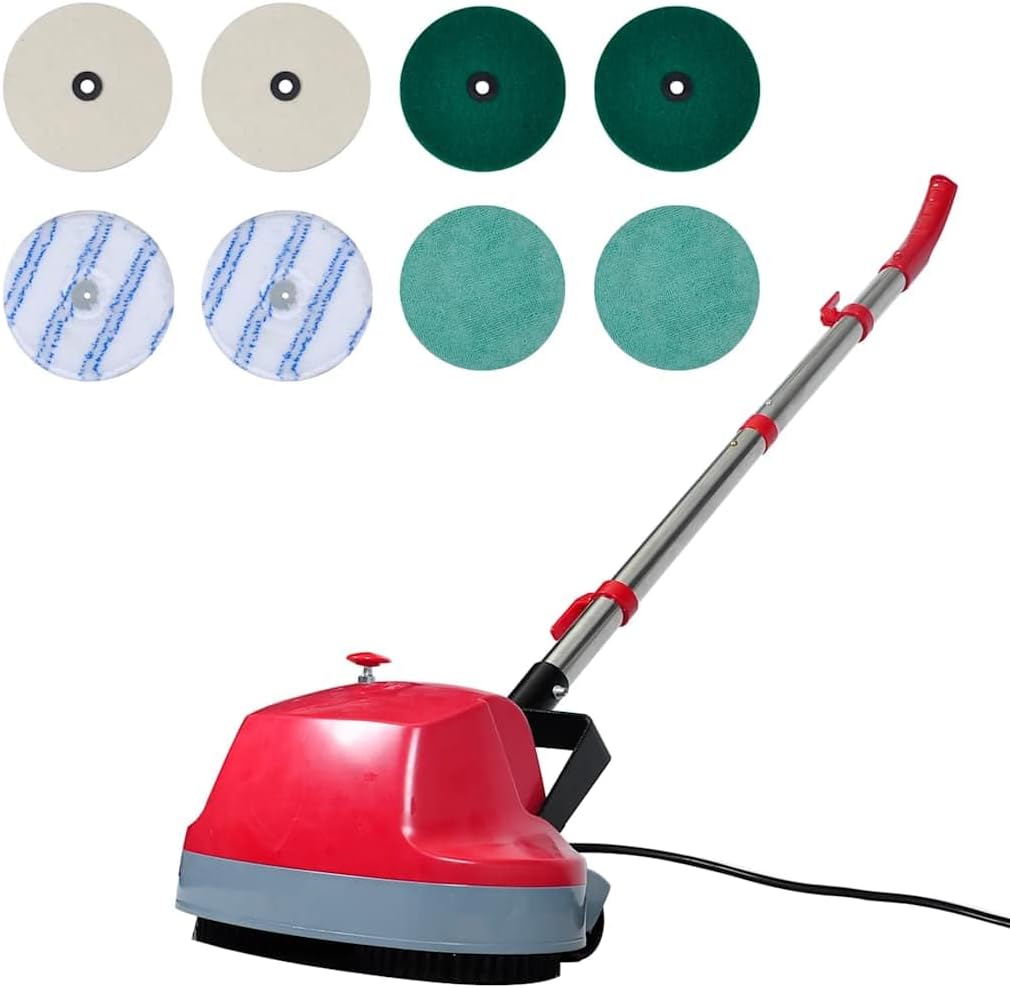 vidaXL Cireuse à Parquet 5 en 1 Brosseur Brosse Nettoyage Plancher Nettoyeur