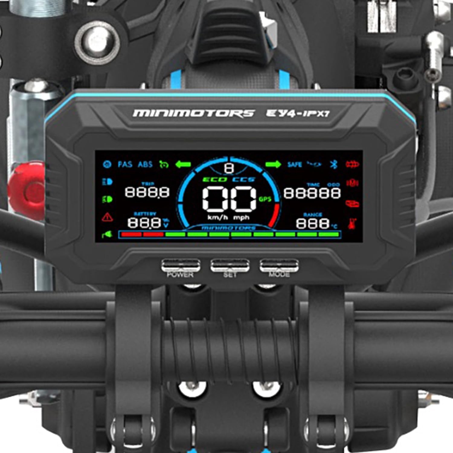 DUALTRON Trottinette Electrique Adulte Thunder 3-72V 40Ah, 2 Moteur 2500W, Autonomie jusqu'à 125km, 25km/h, Rapide puissante et Confortable, Noire