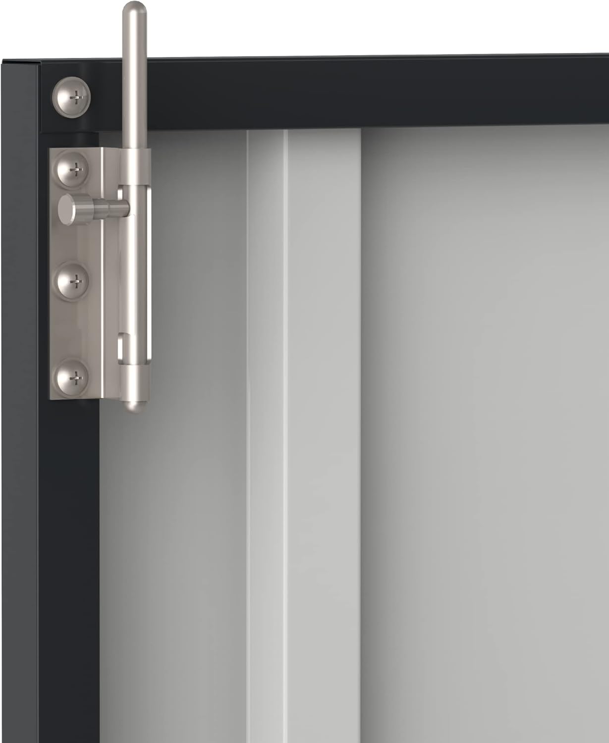 Duramax Abri à vélos pour 2 vélos avec portes doubles verrouillables entièrement larges, abri de stockage en métal, abri de jardin pour vélos, stockage de vélos, 203 x 101 x 146 cm, anthracite