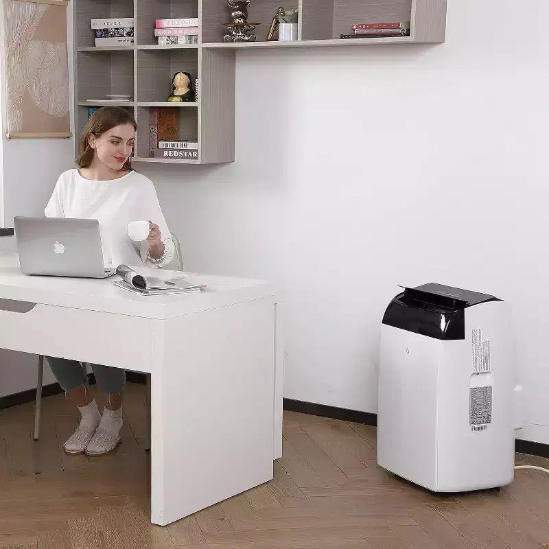 10000 BTU Portable Air Conditioner, Home AC/Air Conditioner with Remote Control for Room up to 450 Sq.Ft, 3-in-1 Functions/24 Hrs Timer/Caster Wheels