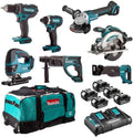 ENSEMBLE DE 7 MACHINES (DDF482 + DTD152 + DGA504 + DSS610 + DHR202 + DJR186 + DJV180) - DLX7013PT1