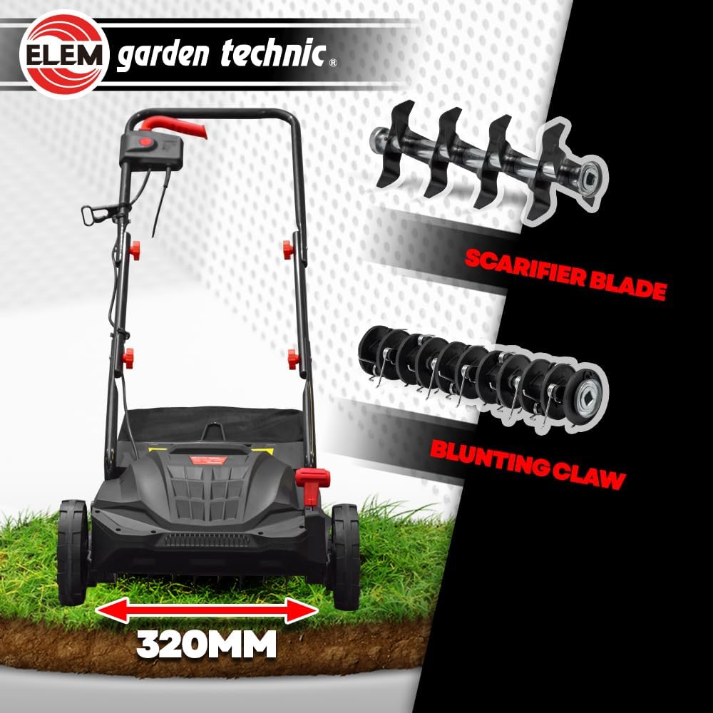 Scarificateur émousseur électrique 1500W - 32cm