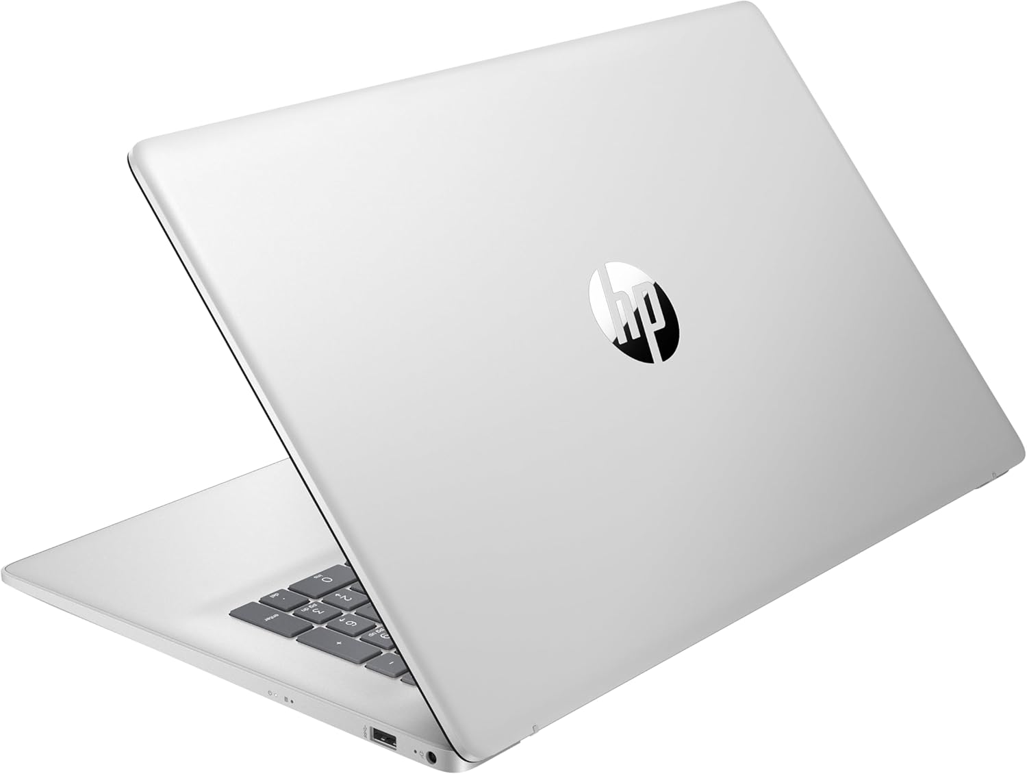 HP 17-cp2003sf Ordinateur Portable 17,3" FHD IPS, PC Portable (AMD Ryzen 5 7520U, RAM 16 Go, SSD 512 Go, AMD Radeon Graphics, Windows 11), Laptop Argent, Clavier AZERTY