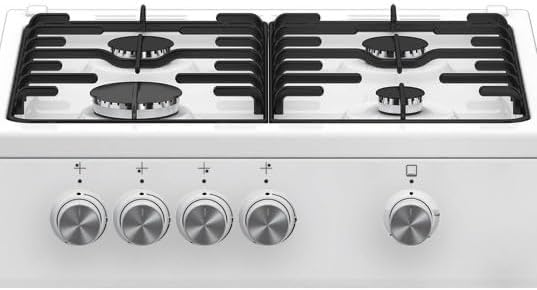 Beko fsg52000dwc – Cuisine (Autonome, Blanc, Rotatif, Avant, Gaz, Avant Moyenne