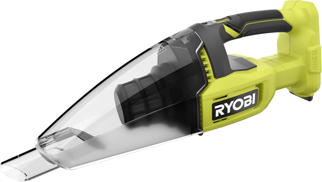 RYOBI - Kit 6 outils 18V ONE+ : Perceuse percussion, Scie sauteuse, Ponceuse triangulaire, outil multi-fonction, Scie circulaire, Aspirateur - batterie 1x4Ah, 1x2Ah, chargeur, sac - RCK186O-242SZL