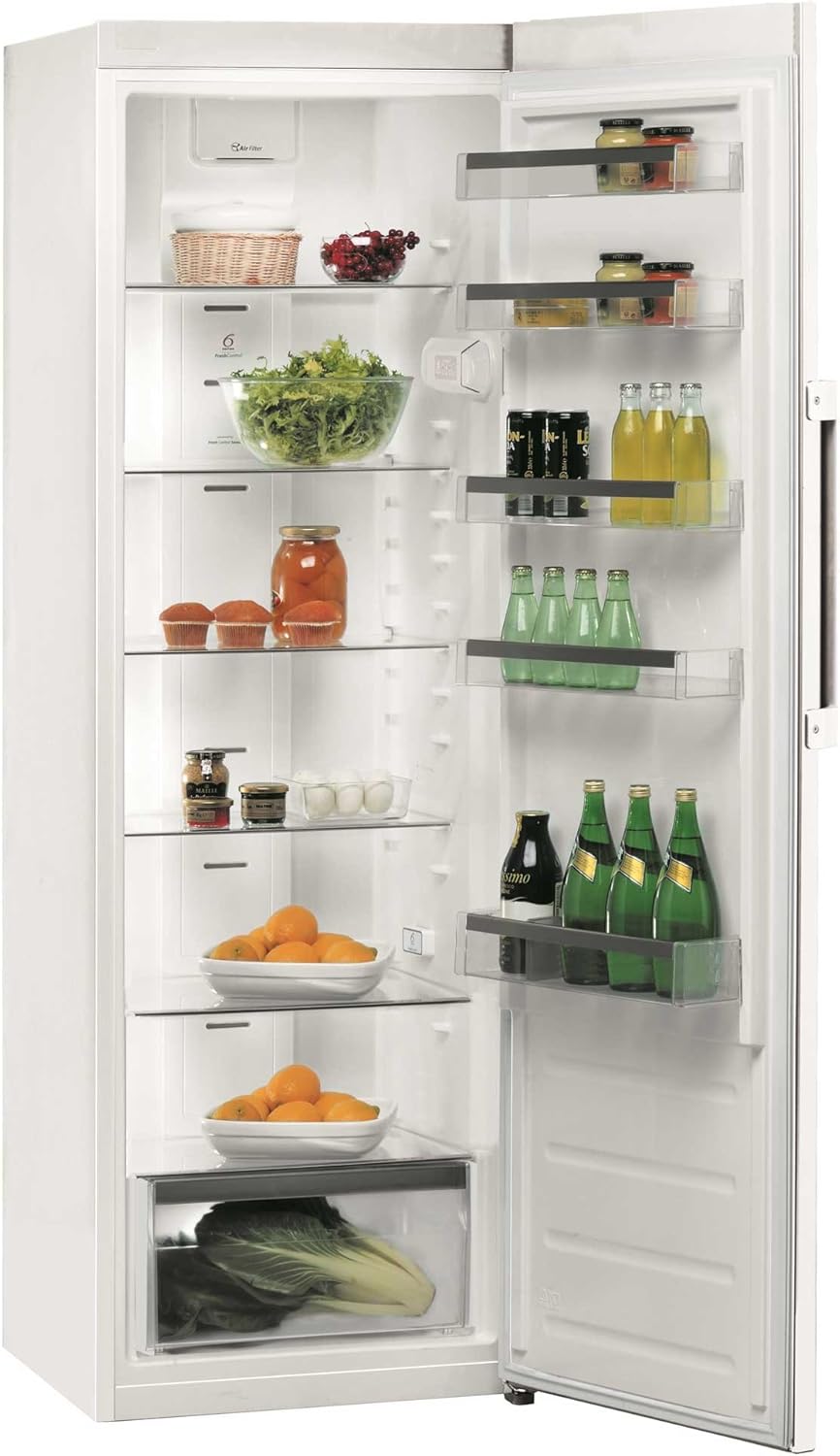 Réfrigérateur 1 porte Whirlpool SW8AM2QW - 363 litres - Froid brassé - Dégivrage automatique - Blanc - Classe A++ / Pose libre