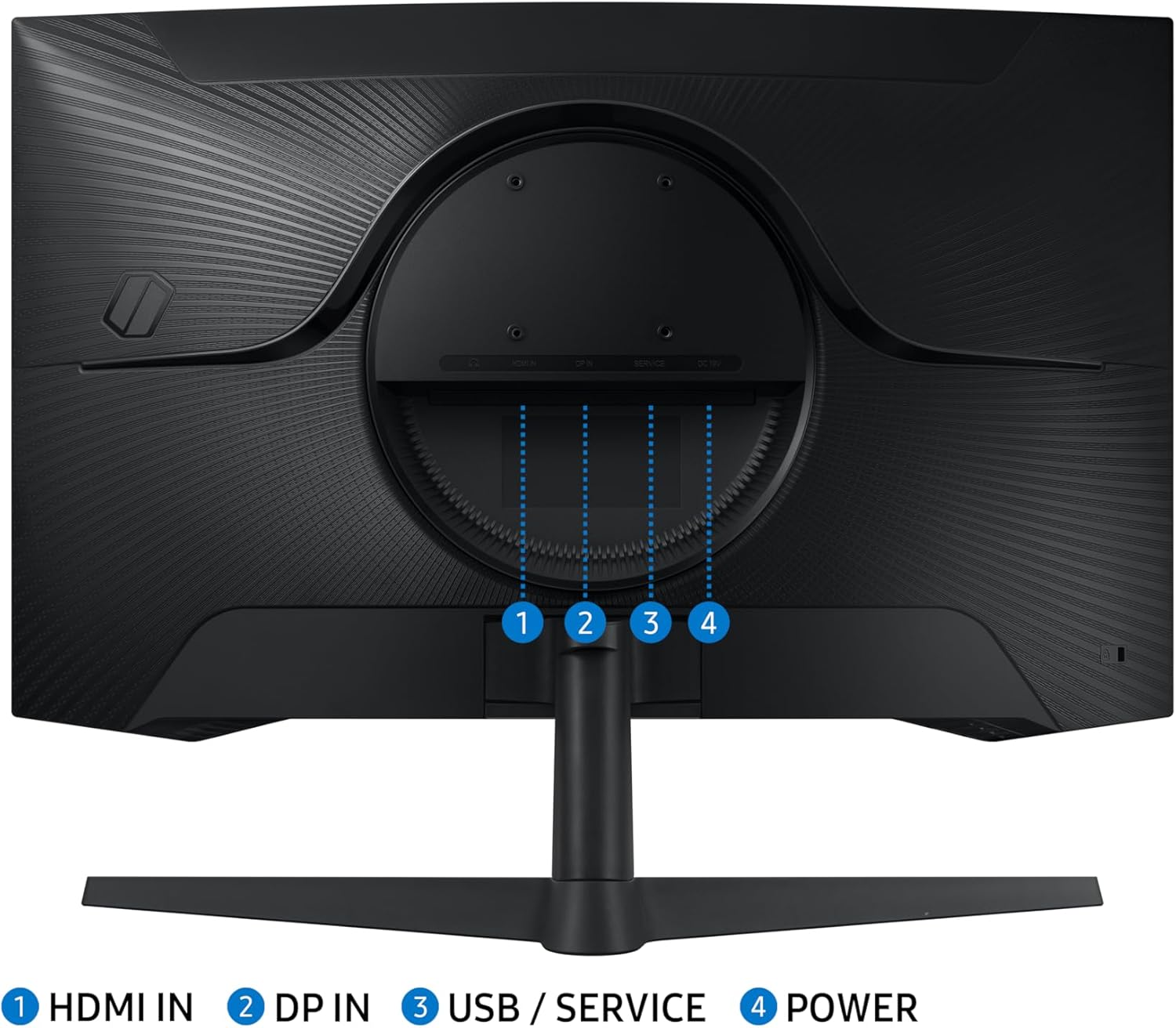 Ecran PC Odyssey G55C 32’’, 165Hz , 1ms, Dalle VA Incurvée 1000R, QHD : 2560x1440, 2500:1,HDR10, AMD FreeSync, Auto Source Switch +, Pied Ajustable, DisplayPort, HDMI