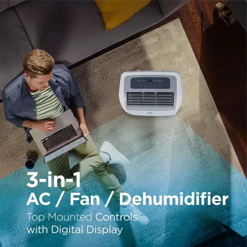 BLACK+DECKER Portable Air Conditioner with Remote Control