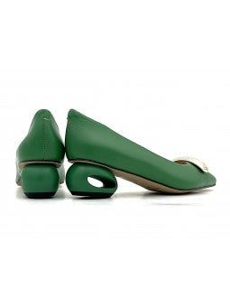 Escarpin Stocks Permanents Vivia / Vert