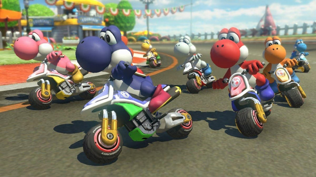 Nintendo Switch Console Rouge/Bleu Néon 32Go Pack + Mario Kart 8 Deluxe + Donkey Kong: Tropical Freeze