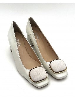 Escarpin Stocks Permanents Venus / Nacre