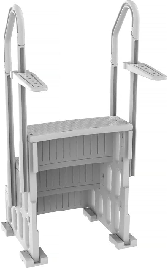 Escalier Simple de Piscine Nathan - 3 marches - en Plastique