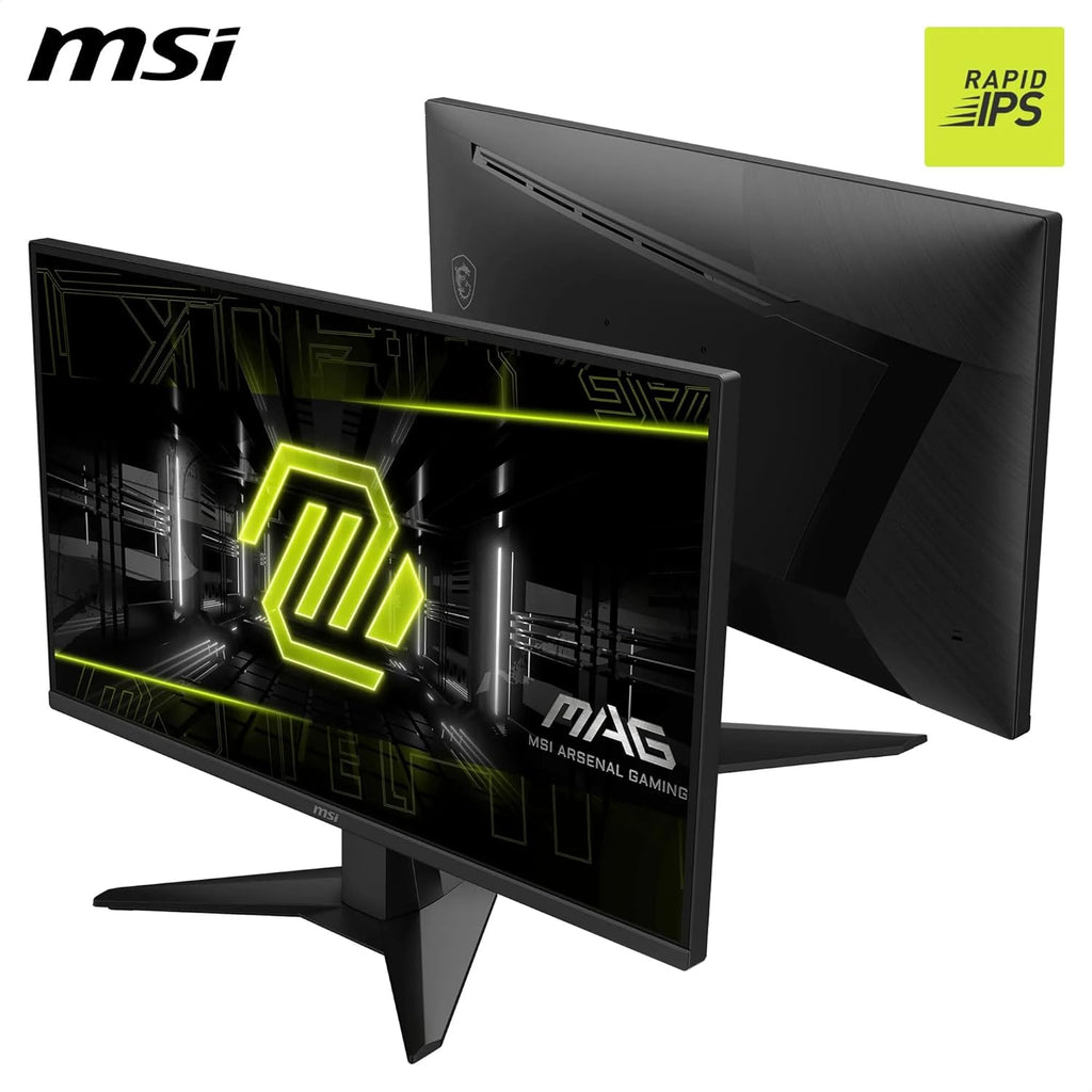 MSI MAG 275QF Écran Gaming 27" WQHD - Dalle Rapid IPS 2560 x 1440, 180 Hz / 0,5 ms (GtG, Min.), Gamme de Couleurs sRGB 101 pour cent, AMD FreeSync, HDR Ready - DisplayPort 1.4, HDMI 2.0b (WQHD 144Hz)