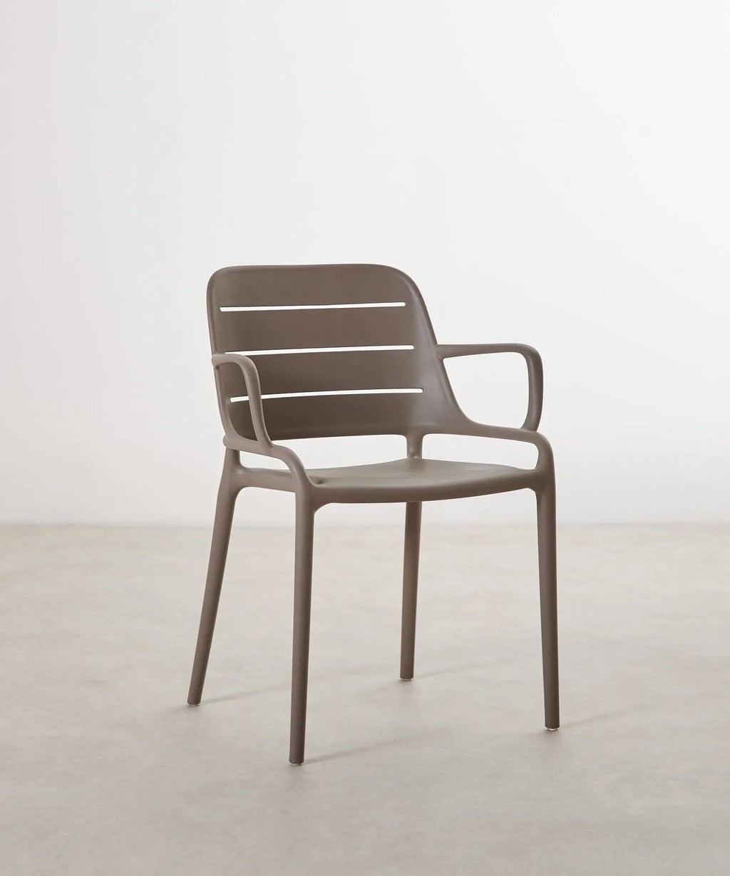Silla de Polipropileno con Reposabrazos Mila