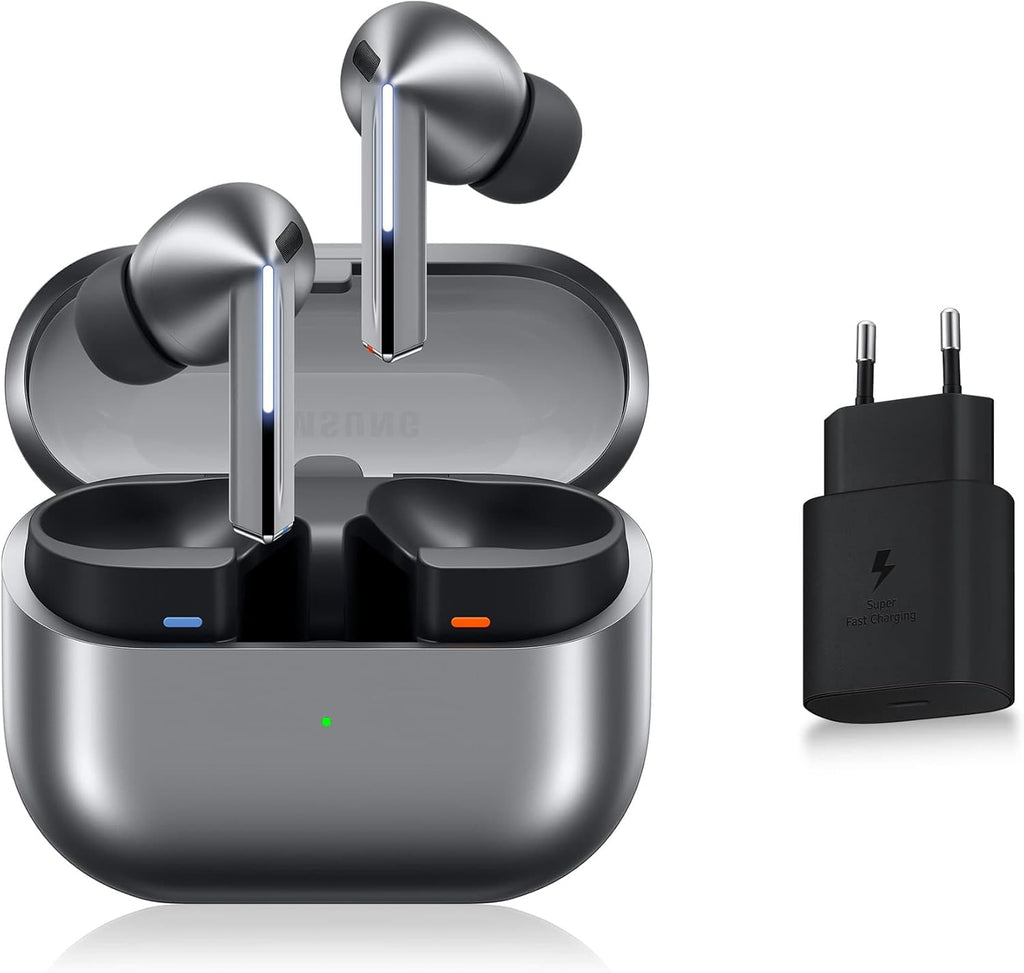 Buds3 Pro, Écouteurs sans Fil, Réduction Active de Bruit, Bluetooth, Argent, Audio 360, AI, Chargeur Secteur Inclus, (Version FR)