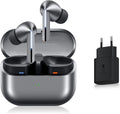 Buds3 Pro, Écouteurs sans Fil, Réduction Active de Bruit, Bluetooth, Argent, Audio 360, AI, Chargeur Secteur Inclus, (Version FR)