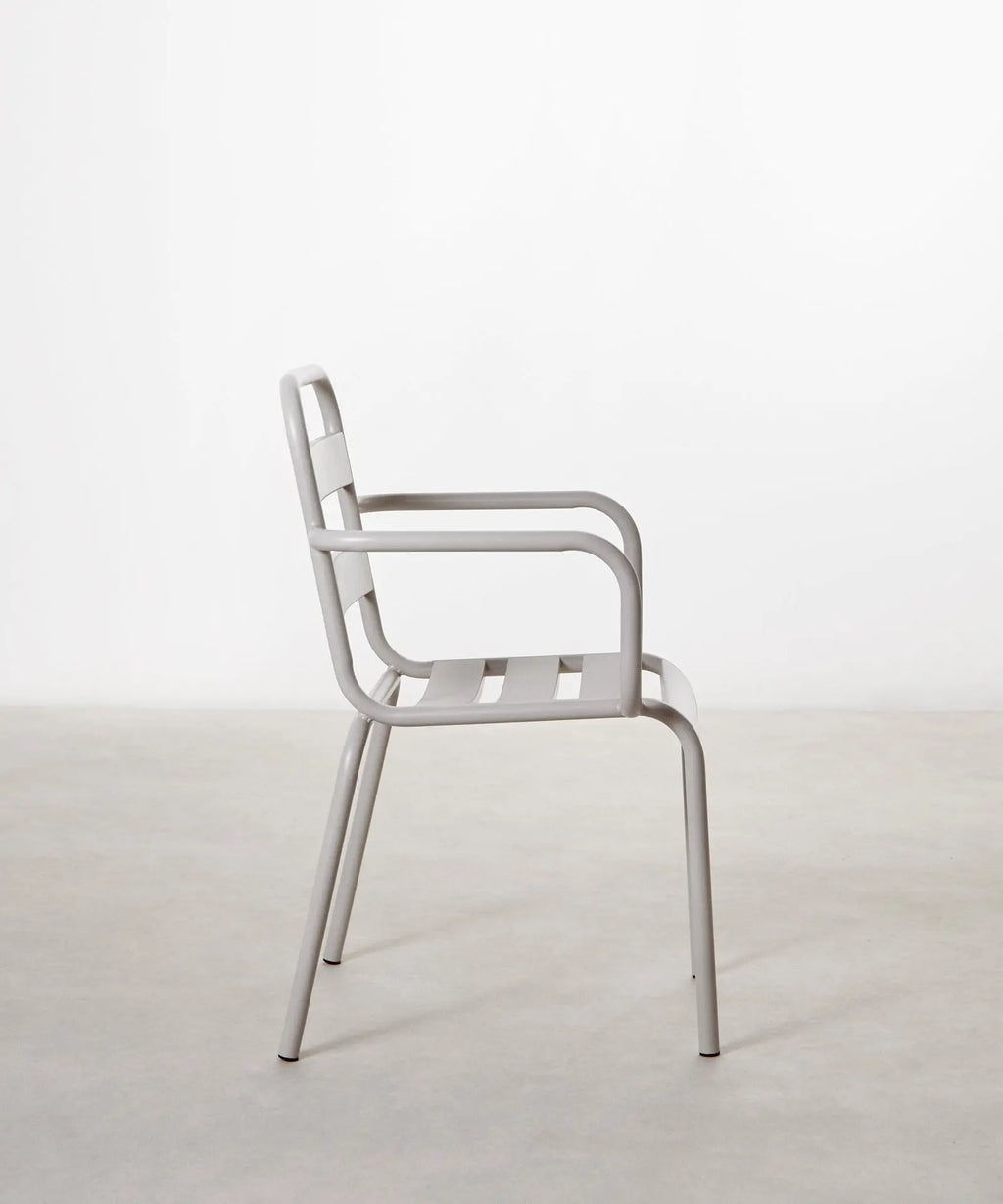 Silla de Metal con Reposabrazos Bora Arms