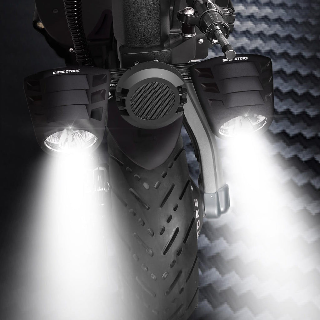 DUALTRON Trottinette Electrique Adulte Thunder 3-72V 40Ah, 2 Moteur 2500W, Autonomie jusqu'à 125km, 25km/h, Rapide puissante et Confortable, Noire